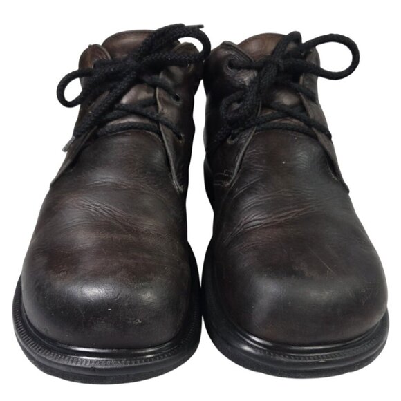 Vintage 90s DM Doc Dr Martens 623 Chunky Heel Boots Dark Brown Work sz  Mens 9 main image 8
